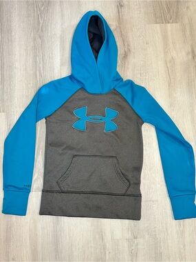 Kids - 3 for $10 - Under Armour Boys' Blue & Gray Pullover Hoodie
